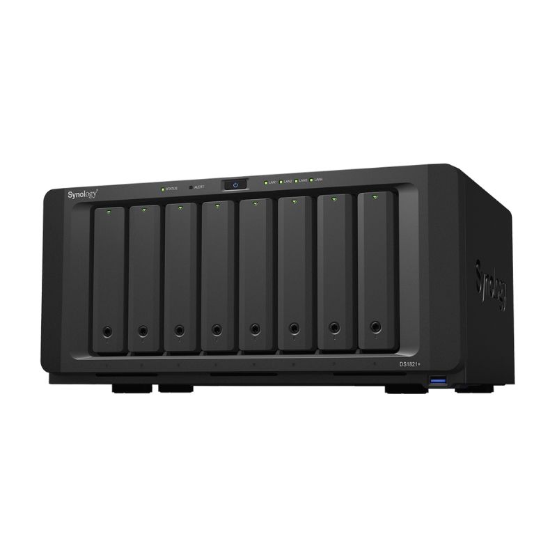 Thiết bị lưu trữ NAS Synology DS1821+ | Chính hãng - Chất lượng