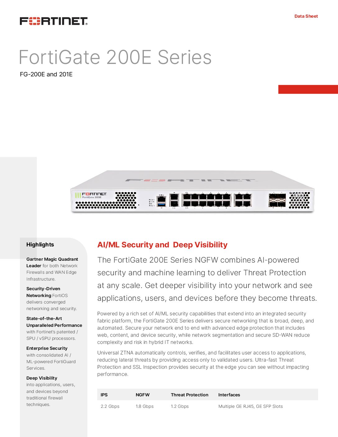 Thiết bị tường lửa Firewall Fortinet FortiGate 201E (FG-201E) cho doanh nghiệp lớn - Ảnh 4
