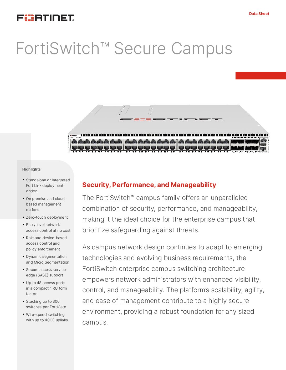 FortiSwitch FS-424E-Fiber - Ảnh 4